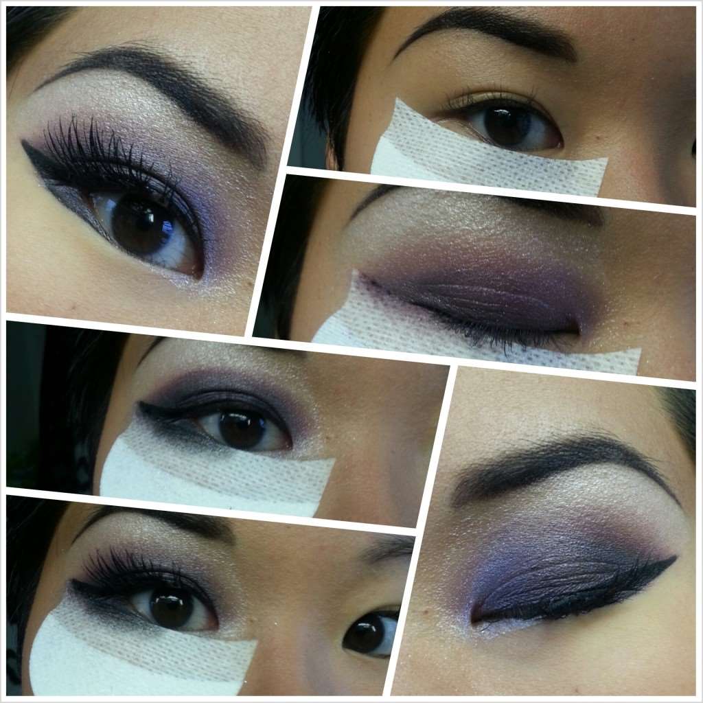 makeup purple